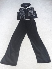 Jungen Faschingskostüm FBI schwarz 7-10 Jahre  3tlg