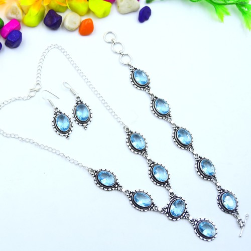 Blauer aquamarin edelstein - blauer,
