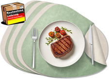 Abwaschbare Tischsets oval