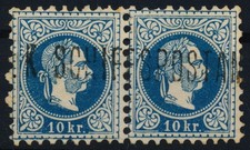 ÖSTERREICH 1867 2*10kr PAAR