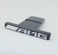 für amg Emblem Logo Kühlergrill Silber Panamericana Grill Abzeichen Mercedes AMG