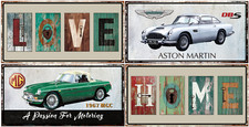 Sammlung von 4 LOVE HOME Aston