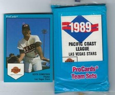 1989 PRO CARDS SET LAS VEGAS