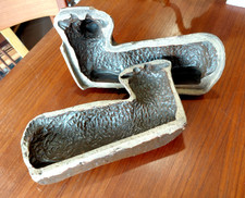 antike Osterlamm Backform Ton