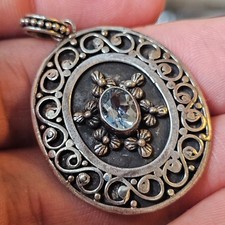 Jugendstil Anhänger Silber