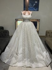 Damen Brautkleid Hochzeitkleid Weiß Gr: 38 bis 40 GANZ NEU