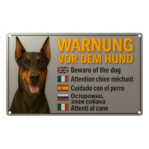 Hundeschild warnung vor - hundeschild, dem