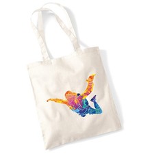 Jutebeutel Skydiving bunte