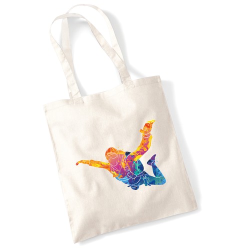 Jutebeutel skydiving bunte - skydiving,