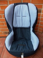 Britax Römer King TS  Plus Bezug  Ersatzbezug dunkelblau und blau kariert *neu*