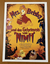 Mrs. Brisby und das Geheimnis von NIMH - Filmkarte Filmplakatkarte Cinema -