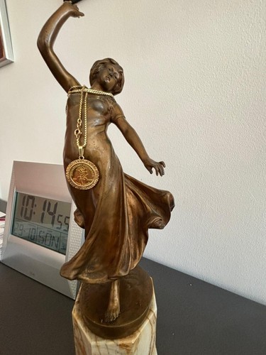 Gold dukat 986 eingefasst - dukat, ,