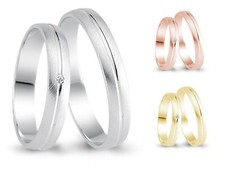 1 Paar Trauringe Gold 333