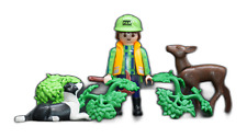 Playmobil Figur Förster Beruf Tätigkeit Wald Forst Waldarbeiter Nr. 42319
