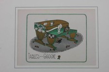 Tables Gigogne , Lithographie