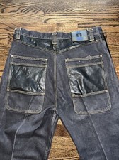 Veezo Jeans Mens 36x34 Black