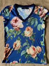 Hallhuber shirt kurzarm rosen - shirt,