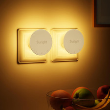 2 Stück Nachtlicht Steckdosen, Nachtlichter Mit Bewegungsmelder Und Dämmerungsse