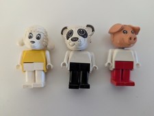 LEGO Duplo Fabuland 3 Figuren | Schaf, Panda, Schwein