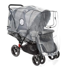 Doppel-Kinderwagen-Regenschutz