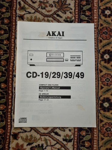 Akai 39 49 - akai, cd-19/29/39/49