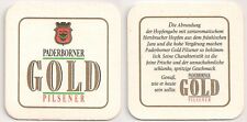 Paderborner Pilsener - alter Bierdeckel "Paderborner GOLD Pilsener"