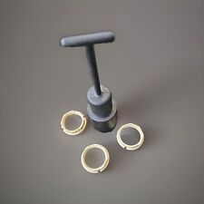 3x Gewindering 28mm mit E14 Schraubenschlüssel Kunststoff Ring für E14 Fassung