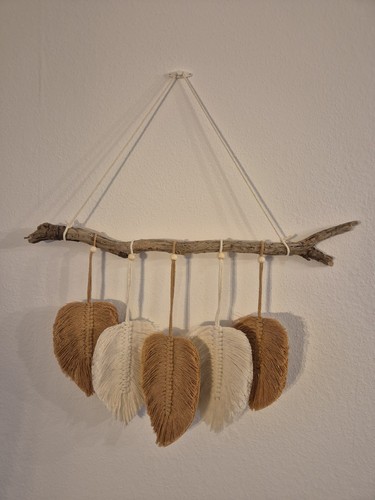Makramee wandbehang boho - makramee,