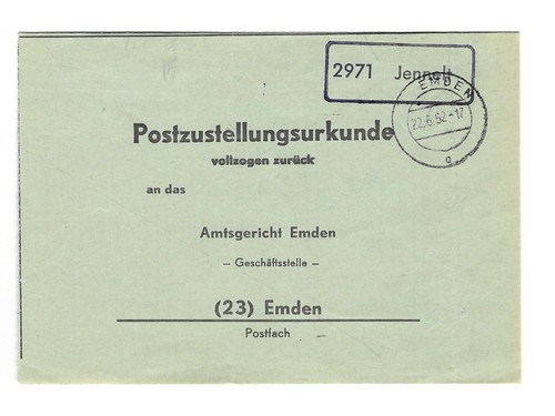 Landpoststempel 2971