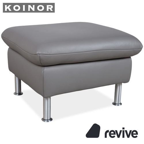 Koinor elena leder hocker grau - koinor,