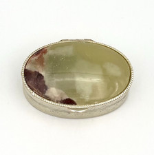 Vintage Pillendose Onyx Marmor