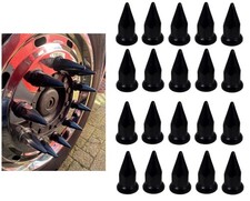 20x Black Bullet Wheel Nut