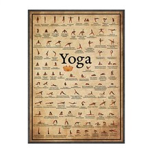 Yoga-Poster, Yoga-Wandkunst