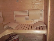 Sauna-Kopfstütze & Rückenlehne 2-in-1 Ergonomisch Kopfkissen Saunazubehör