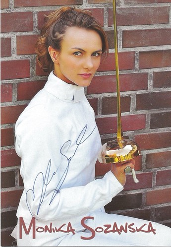 Autogramm monika sozanska - autogramm,