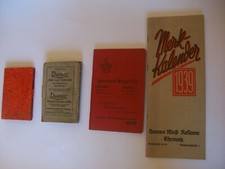 4  Taschen Kalender Rotes