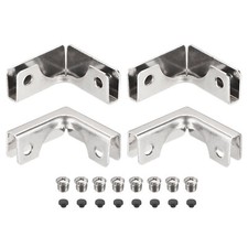 4Stk Glas Befestigung Clip für 3-6mm L Förmige Glas Clip Klemme Hardware Zubehör