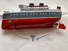 SCHUCO Blechdampfer Postdampfer „Stephan“ Blechspielzeug