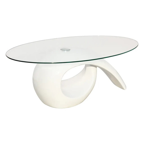 Couchtisch mit ovaler - couchtisch,