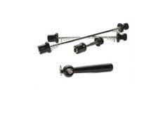 Schnellspannachse Fahrrad Sicherheits Schnellspanner Set schwarz Diebstahlschutz