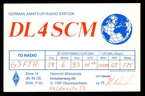 Qsl kartenradio deutschland - qsl,