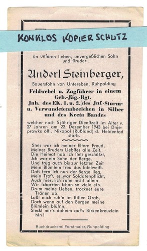 Sterbebild zugf geb - -, fw