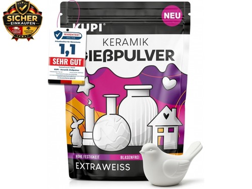 Keramik gießpulver weiß 5kg - keramik,