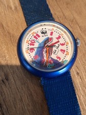 Flik Flak WWF Kinderuhr Vintage 90 er Jahre limitierte Edition