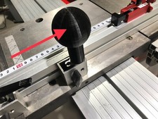 Holzmann TS 250 Zubehör Handgriff Schiebegriff Knauf für Schiebeschlitten