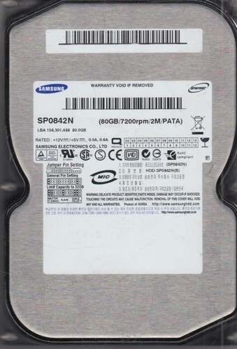 Ide samsung spinpoint - 80,