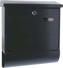 Burg Wächter Briefkasten SET VARIO 86720 ANT mit Zeitungsfach und Namensschild