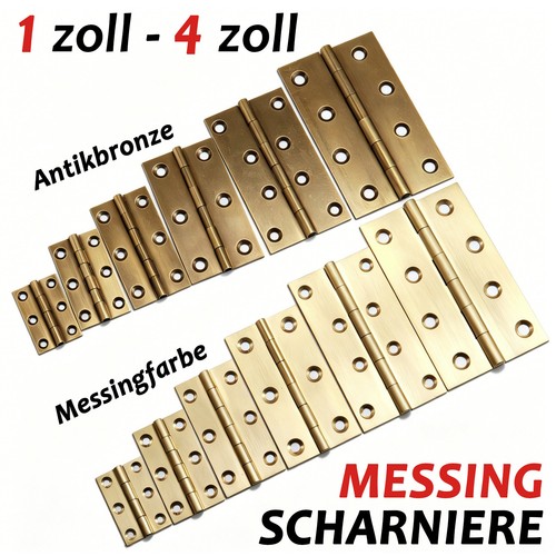 Messing scharniere gerollt - messing,