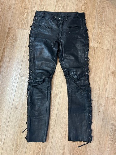 Echte leder motorrad - echte,