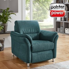 polsterpower Sessel - petrol -